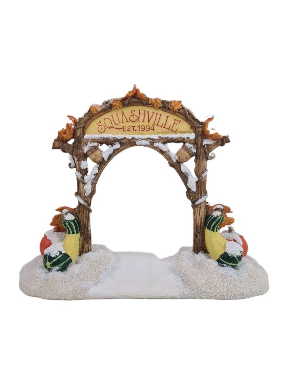 Charming Tails Fitz And Floyd Squashville Christmas Porcelain Accessory S1